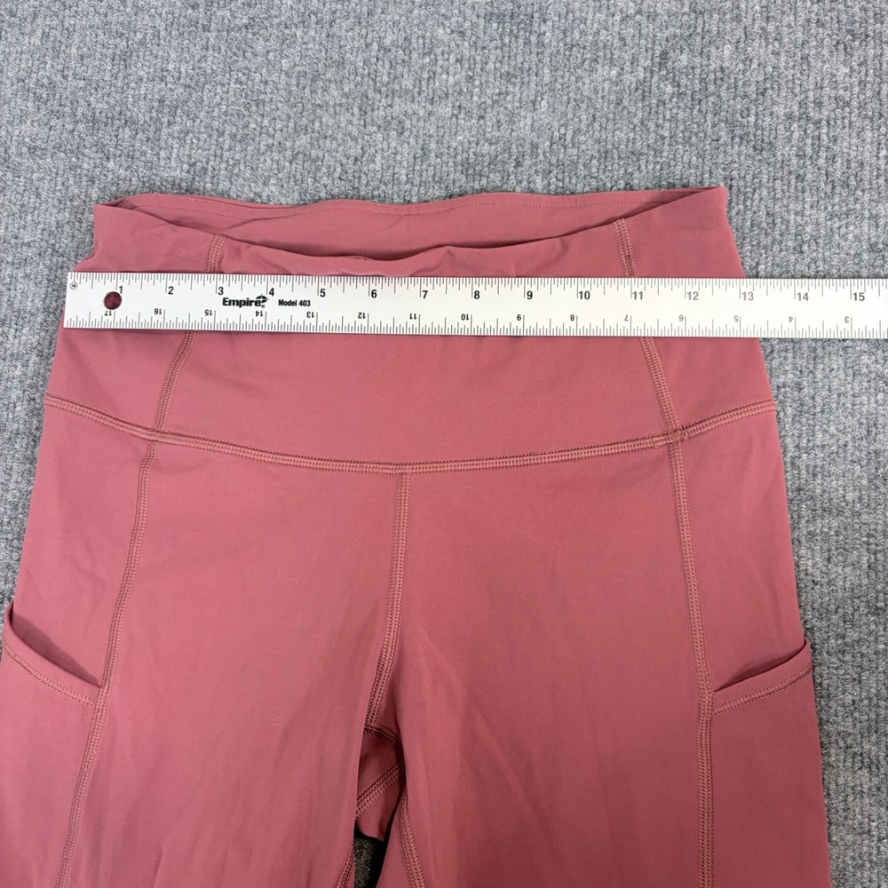 CRZ YOGA Womens High Waisted Leggings with Pockets Dusty Rose Pink Size XS 25in - Picture 8 of 11